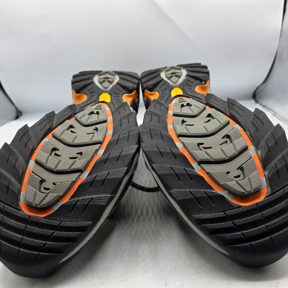 Ahnu Mens 11 Gray Hiking Shoes Vibram Soles Camping Outdoors Casual Walking - Picture 11 of 13